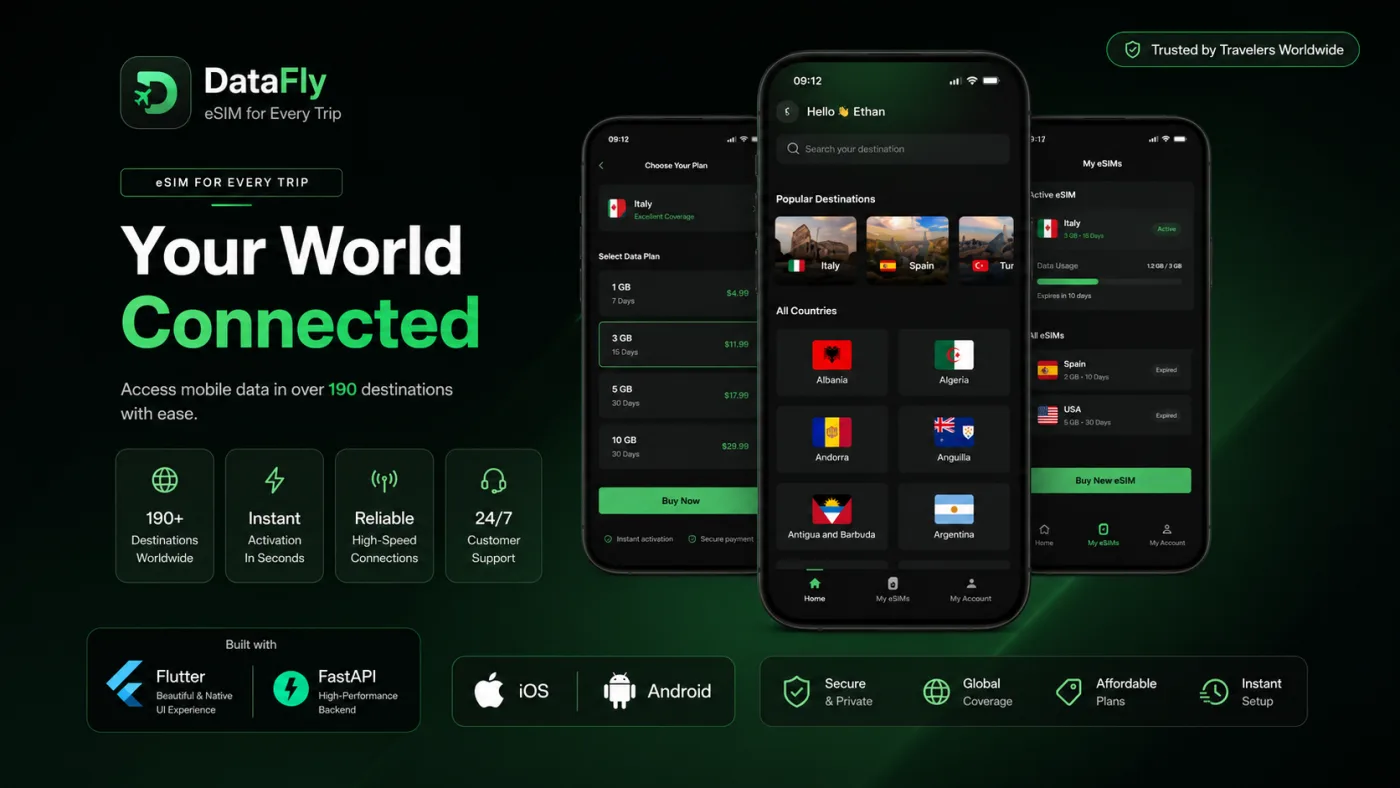 DataFly eSIM — project design